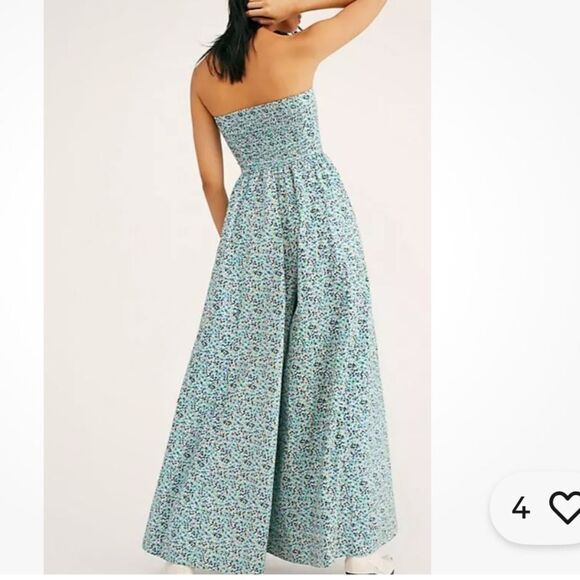 Free People Floral Mustang Ditsy Floral Jumpsuit XS - Picture 2 of 12